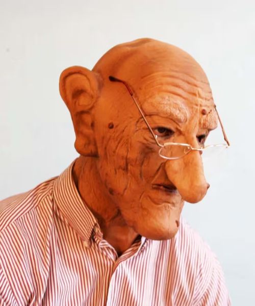 Latex Maske Oldman Masken